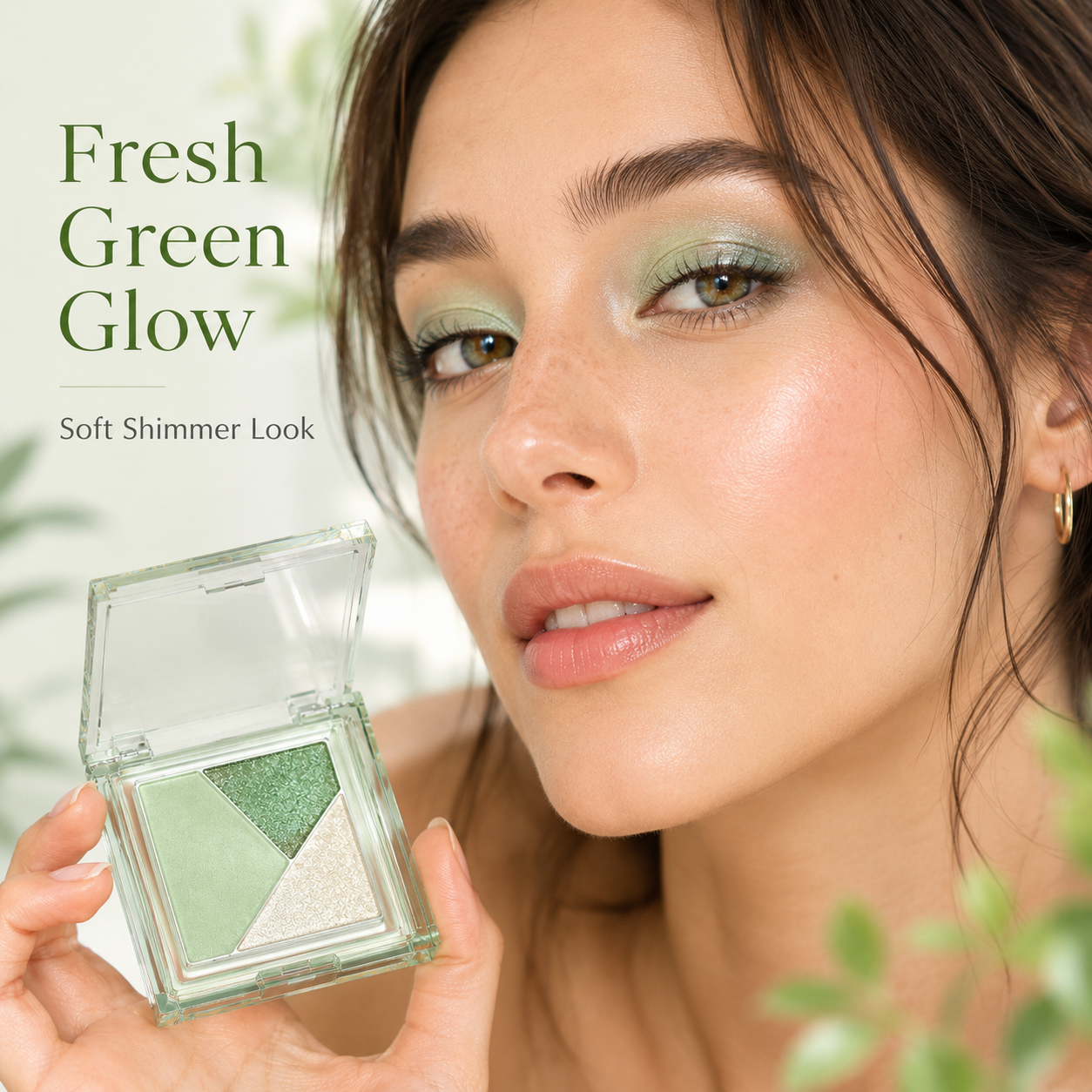 3-Color Blendable Eyeshadow Palette – Silky Texture, Soft Shimmer & Buildable Color Glow